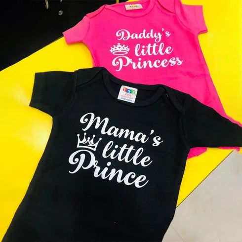Personalized Printed Baby Rompers